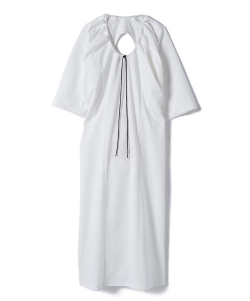 「PERVERZE」 7分袖ワンピース FREE ホワイト レディース_画像5