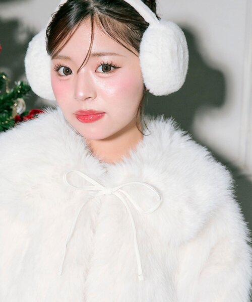 OLIVE des OLIVE（オリーブデオリーブ） ブルゾン アウター リボン付き