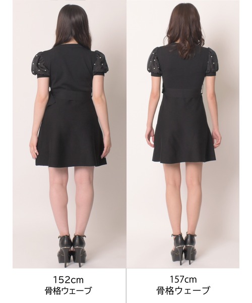 「MIIA」 半袖ワンピース FREE ベージュ レディース_画像4