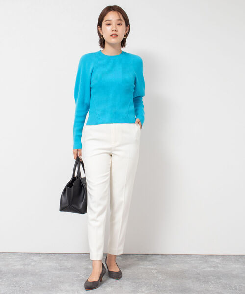 「NOLLEY'S」 パンツ 36 ライトグレー レディース_画像6