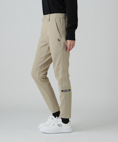 PEARLY GATES スウェットパンツ カーキ/ベージュ　4 PEARLY GATES（パーリーゲイツ） パンツ 杢ワッフルパンツ レディース