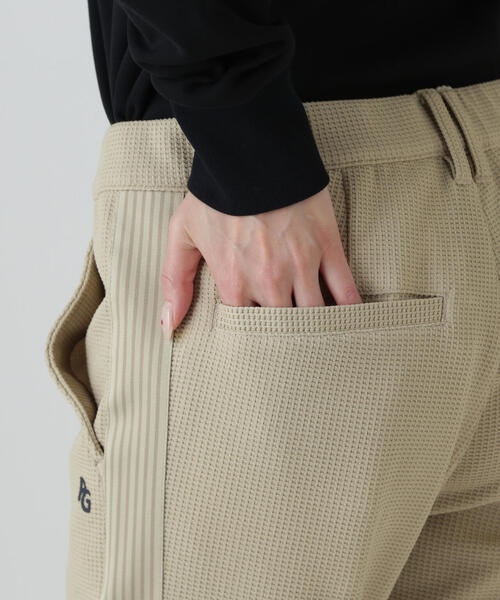 PEARLY GATES（パーリーゲイツ） パンツ 杢ワッフルパンツ レディース