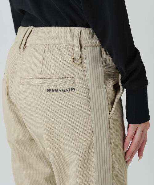 PEARLY GATES（パーリーゲイツ） パンツ 杢ワッフルパンツ レディース