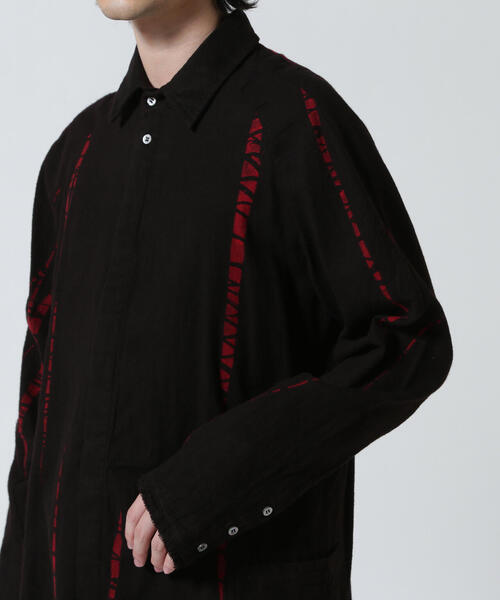 KMRii（ケムリ） シャツ KMRii/ケムリ/Shadow Vine Long Flannel Shirt