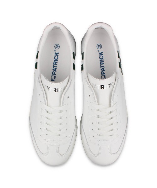 新品❤️PATRICK ホワイトスニーカー C/P/Gロゴ PATRICK（パトリック） スニーカー PATRICK QUEIGE クイージュ