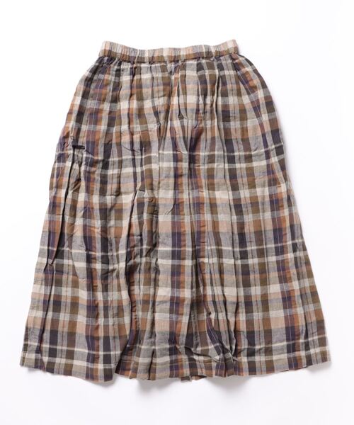 「LBC」 「sunvalley」フレアスカート M ベージュ レディース_画像2