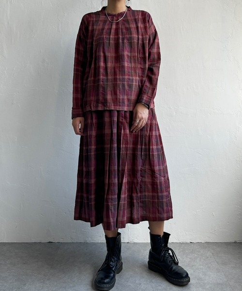 「LBC」 「sunvalley」フレアスカート M ベージュ レディース_画像4