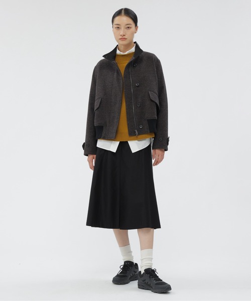 美品 マーガレットハウエル 24AW CORD YARN WOOL カーディガン CORD YARN WOOL KNITWEAR | MARGARET HOWELL（マーガレット・ハウエル