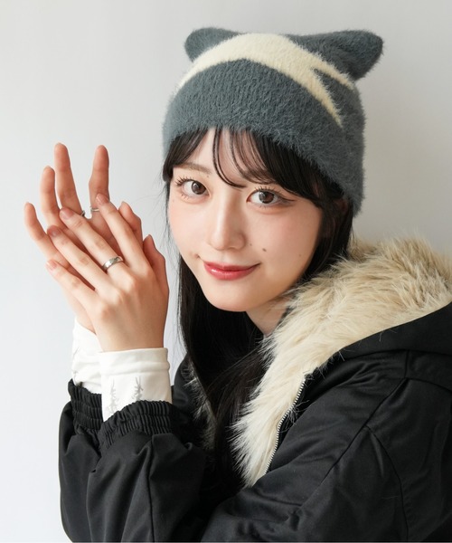 HEIHEI スターキャットビーニー　ニット帽　帽子 HEIHEI スターキャットビーニー ニット帽 帽子 HEIHEI スターキャット