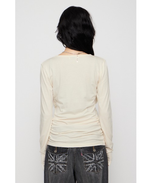 lagua gem OFF SHOLDER PRINT チュニック｜LAGUA GEM | OFF SHOLDER