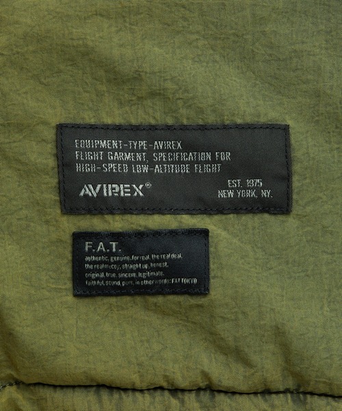 ブルゾン アウター 「AVIREX｜F.A.T.」A-65F / アヴィレックス / エフエイティー メンズ レディースの画像
