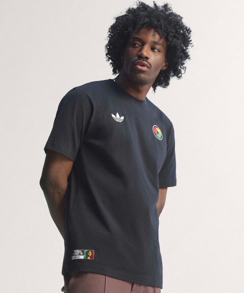 adidas ボブ・マーリー Tシャツ ブラック adidas Bob Marley ORIGINALS T-Shirt ブラック（アディダス ボブ