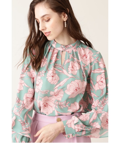 「PINKY&DIANNE」 長袖ブラウス 38 ブルー レディース_画像2