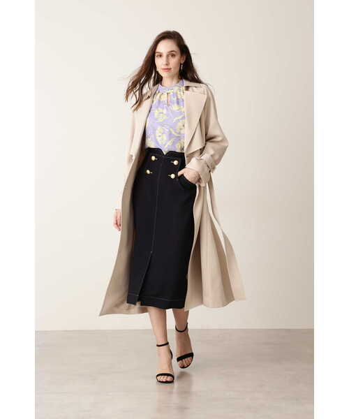 「PINKY&DIANNE」 長袖ブラウス 38 ブルー レディース_画像7