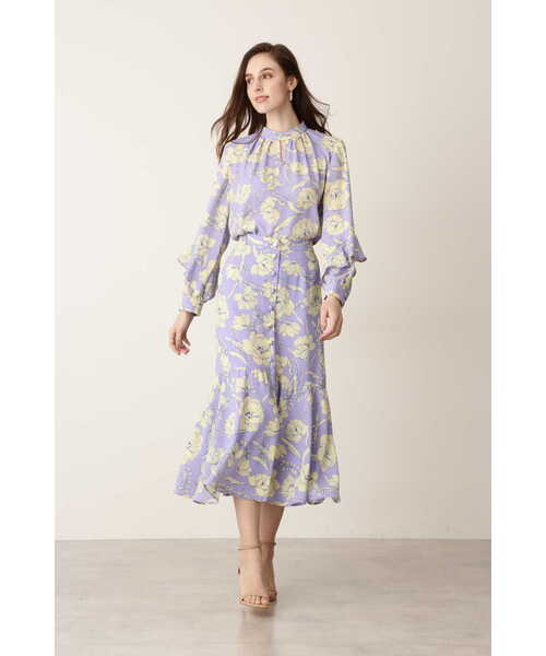 「PINKY&DIANNE」 長袖ブラウス 38 ブルー レディース_画像8