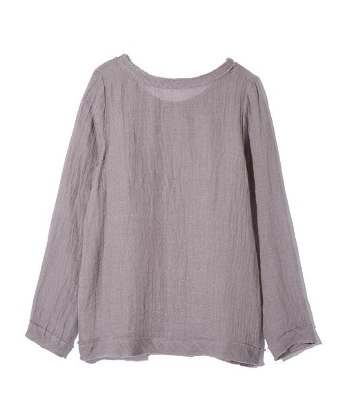 「leinwande」 長袖ブラウス ONE SIZE グレー レディース_画像3
