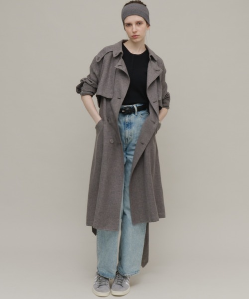 [THE TOE]トレンチコート - gray Meteora Trench Coat – THE TOÉ