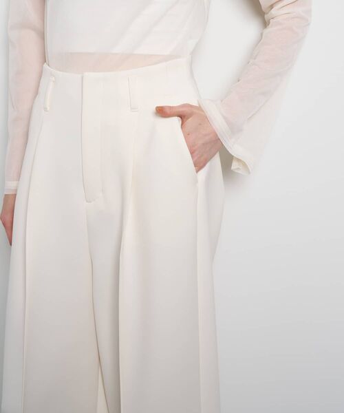 LANVIN en Bleu パンツ トリアセダンボールワイドパンツ レディース