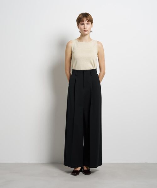 LANVIN en Bleu パンツ トリアセダンボールワイドパンツ レディース