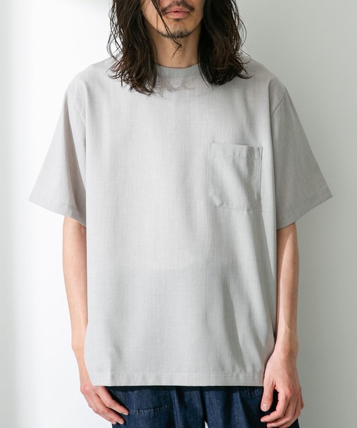 「URBAN RESEARCH Sonny Label」 半袖シャツ LARGE ライトグレー メンズ_画像2