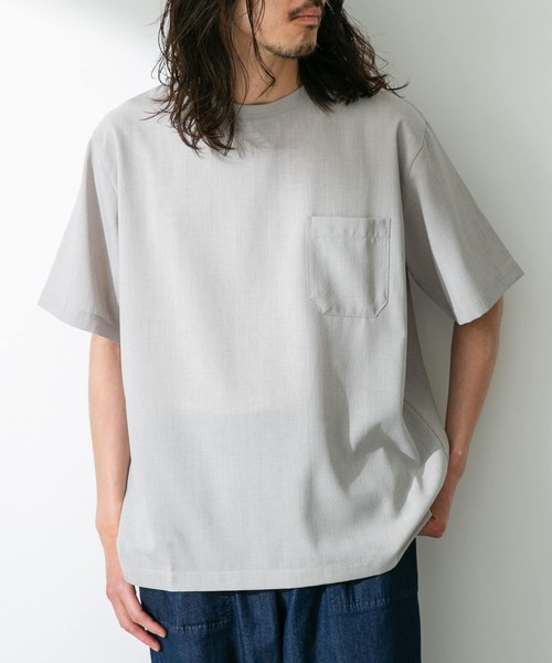 「URBAN RESEARCH Sonny Label」 半袖シャツ LARGE ライトグレー メンズ_画像3