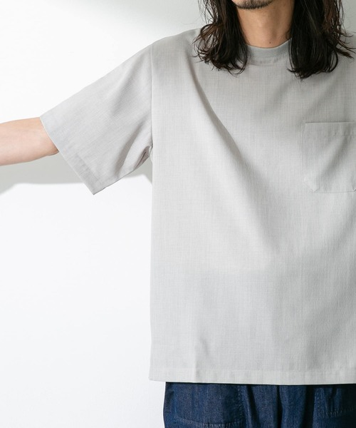 「URBAN RESEARCH Sonny Label」 半袖シャツ LARGE ライトグレー メンズ_画像4