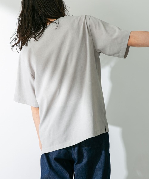 「URBAN RESEARCH Sonny Label」 半袖シャツ LARGE ライトグレー メンズ_画像6