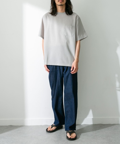 「URBAN RESEARCH Sonny Label」 半袖シャツ LARGE ライトグレー メンズ_画像7