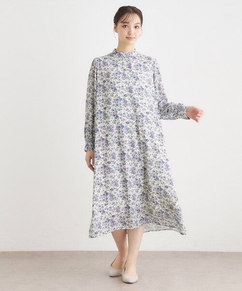 LAURA ASHLEY（ローラアシュレイ） ワンピース 「WEB限定／ネック