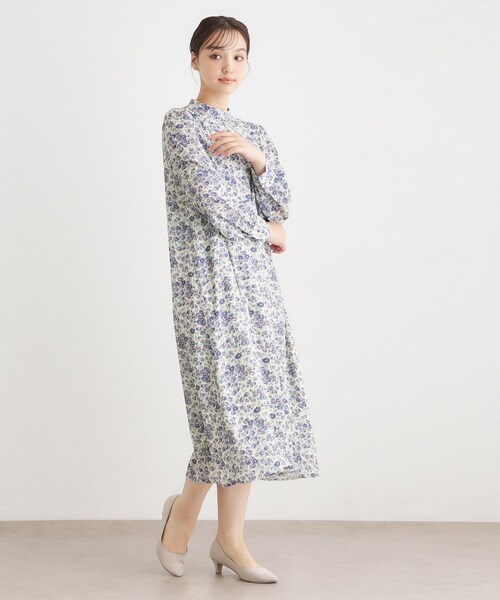 LAURA ASHLEY（ローラアシュレイ） ワンピース 「WEB限定／ネック