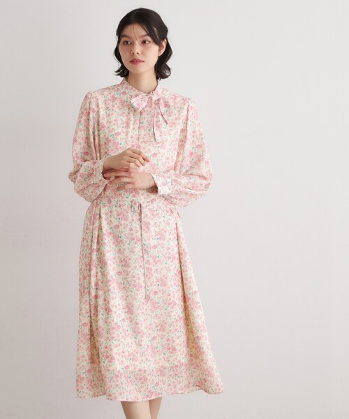 LAURA ASHLEY（ローラアシュレイ） ワンピース 「WEB限定／ネック