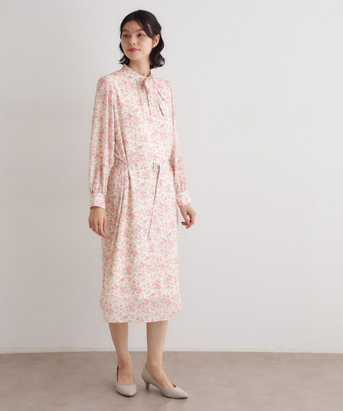 LAURA ASHLEY（ローラアシュレイ） ワンピース 「WEB限定／ネック