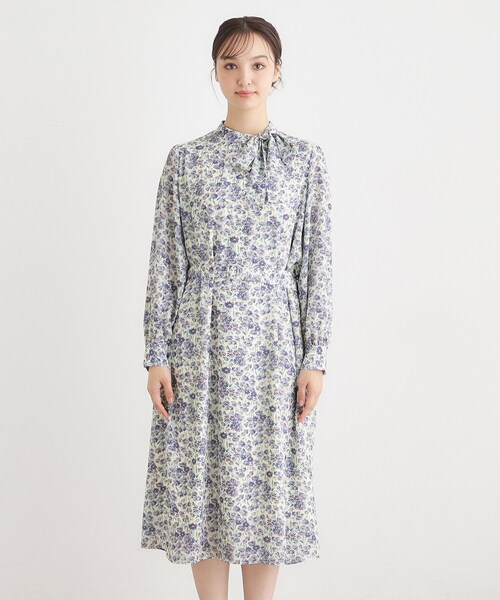LAURA ASHLEY（ローラアシュレイ） ワンピース 「WEB限定／ネック