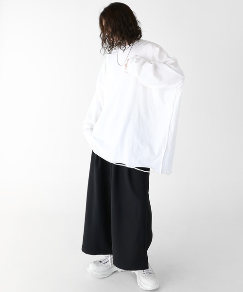 「minsobi」 長袖Tシャツ FREE ブラック メンズ_画像5