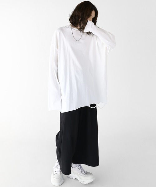 「minsobi」 長袖Tシャツ FREE ブラック メンズ_画像6