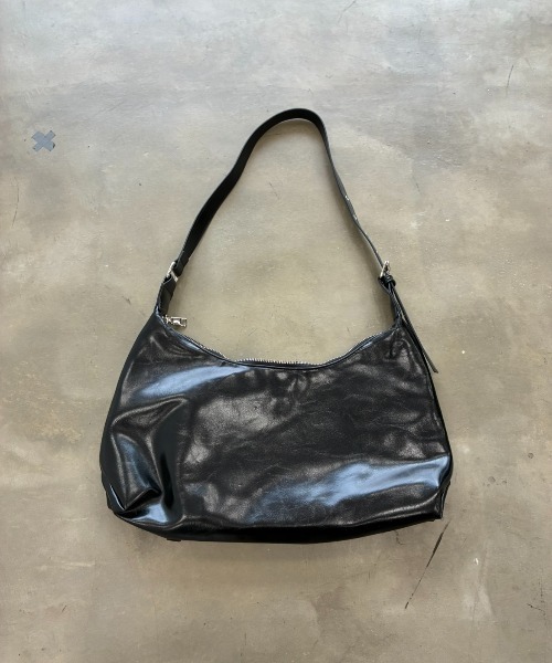 SHAGGIE（シャギー） ショルダーバッグ バッグ グロスホーボーバッグ