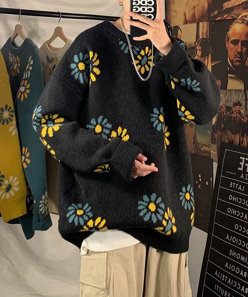 「BENDER TOKYO」 長袖ニット FREE ブラック メンズ_画像2