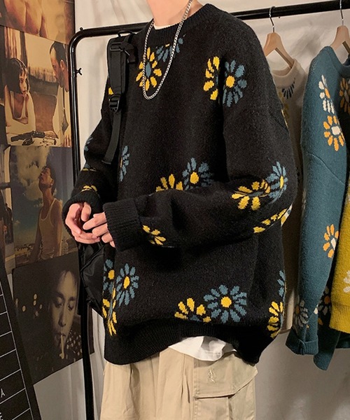 「BENDER TOKYO」 長袖ニット FREE ブラック メンズ_画像3