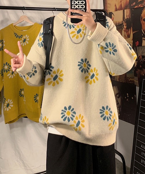 「BENDER TOKYO」 長袖ニット FREE ブラック メンズ_画像9