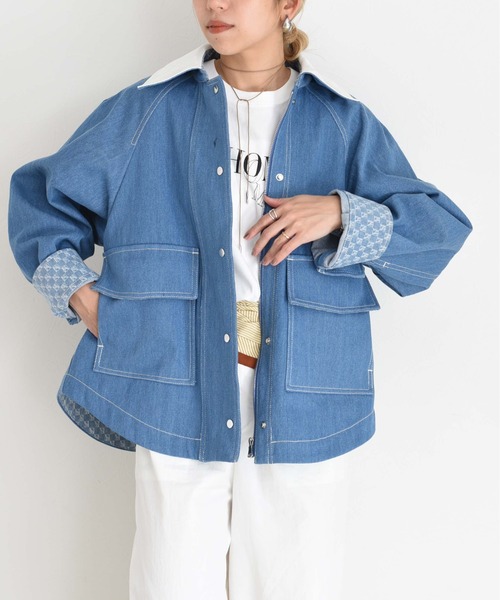 Eimee Law（エイミーロウ） カバーオール バックエンブロイダリー
