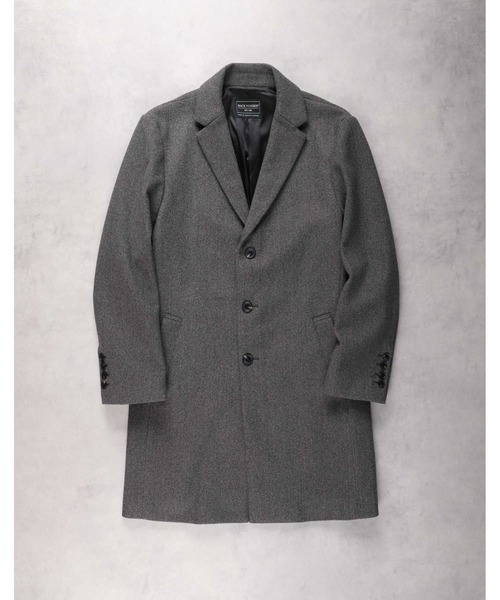 BACK NUMBER チェスターコート M ダークグレー メンズ : ZOZOTOWN