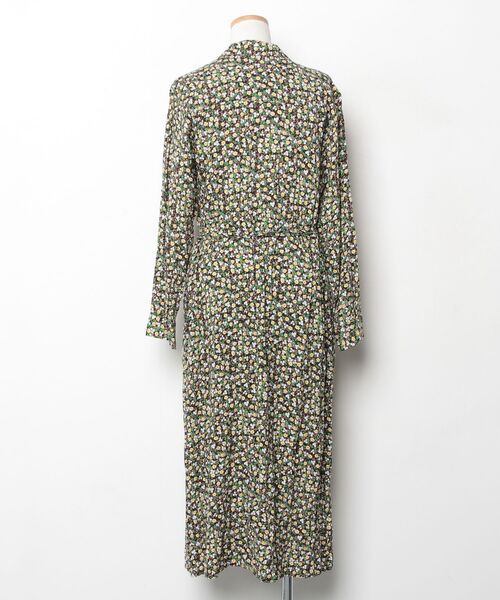 「KEITA MARUYAMA」 花柄長袖ワンピース「Niko and...コラボ」 M ブラウン レディース_画像2