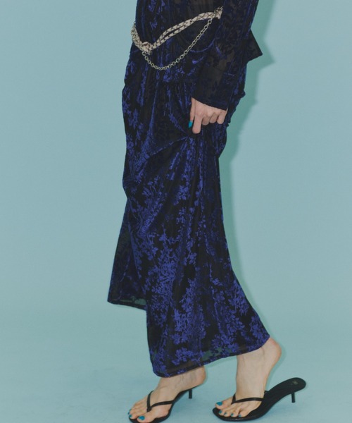 Sheer opal skirt / シアーオパールスカート ロング スカート Sheer opal skirt / シアーオパールスカート