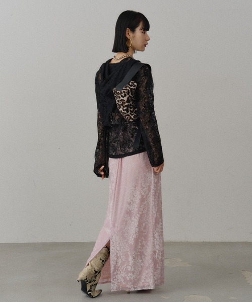 ロング スカート Sheer opal skirt / シアーオパールスカート
