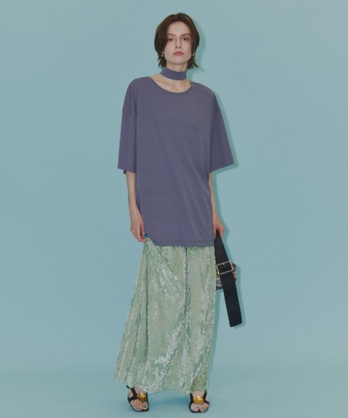 ロング スカート Sheer opal skirt / シアーオパールスカート