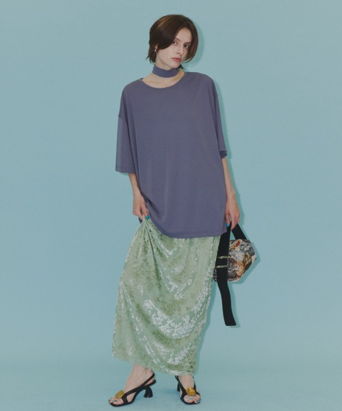 Sheer opal skirt / シアーオパールスカート ロング スカート Sheer opal skirt / シアーオパールスカート