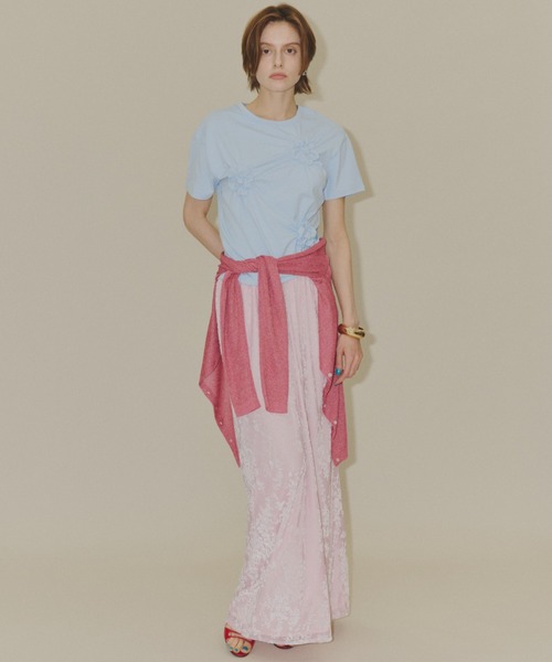 ロング スカート Sheer opal skirt / シアーオパールスカート