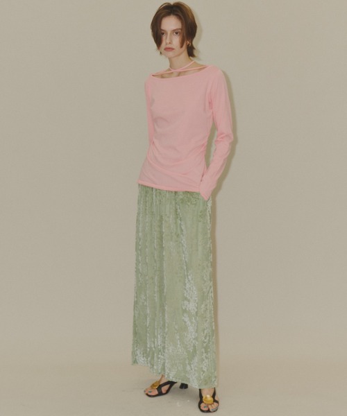 Sheer opal skirt / シアーオパールスカート ロング スカート Sheer opal skirt / シアーオパールスカート