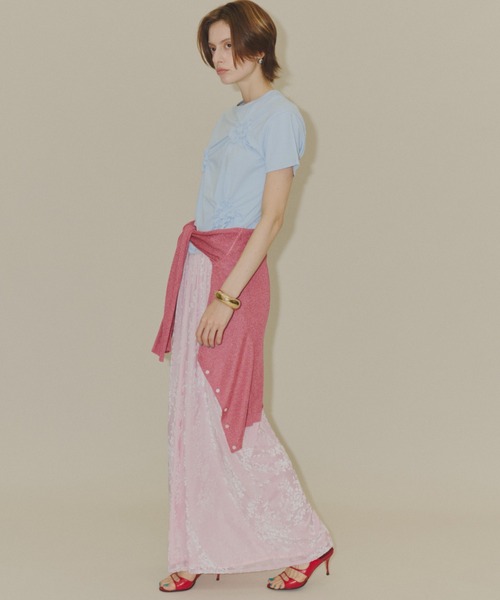 ロング スカート Sheer opal skirt / シアーオパールスカート