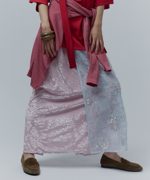 ロング スカート Sheer opal skirt / シアーオパールスカート